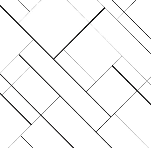 Patrón sin costuras diagonal rectangular rectangular líneas de fondo vectorial