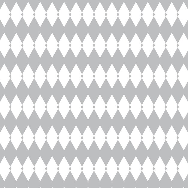 un patrón sin costuras con un diamante blanco y gris en él