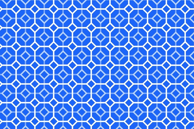 Un patrón sin costuras de diamantes y cuadrados inspirados en motivos islámicos y Art Deco