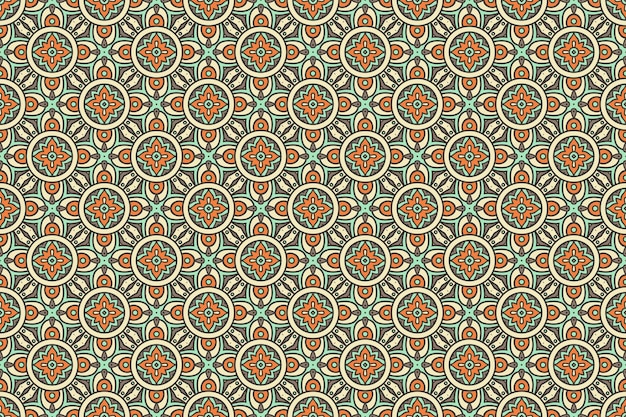 Patrón sin costuras. Dibujado a mano elementos decorativos Vintage.