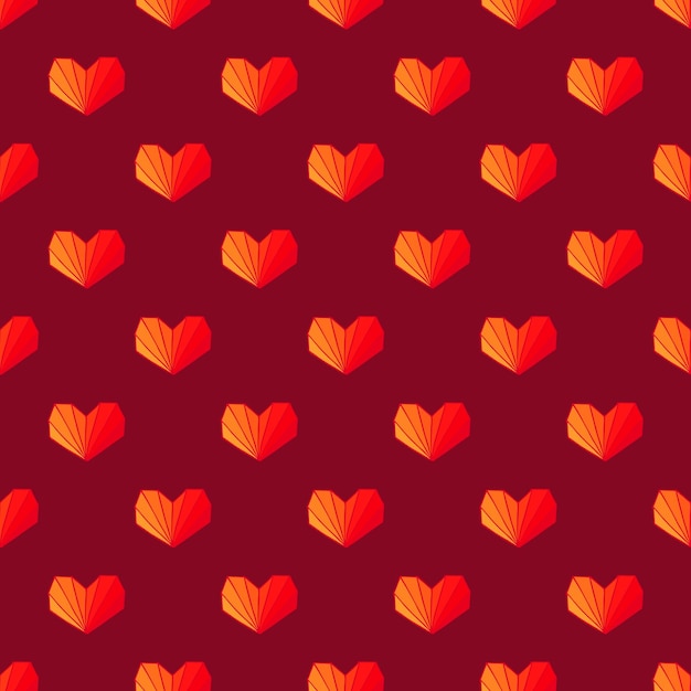 Patrón sin costuras con dibujos de corazón dibujados a mano para tarjetas de felicitación y telas de papel de embalaje de impresión decorativa