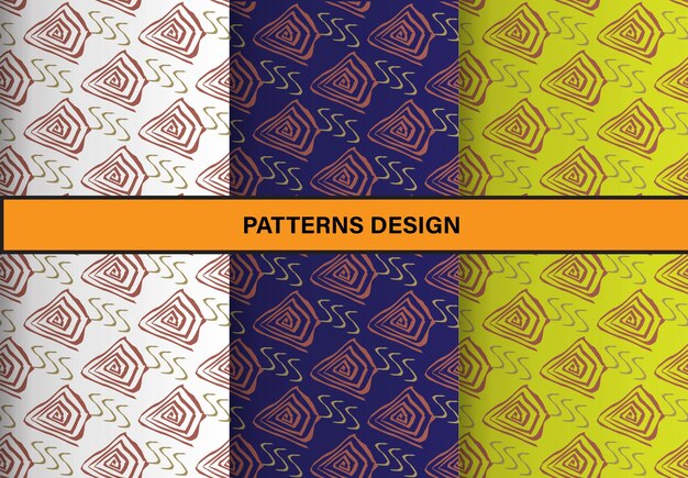 Patrón sin costuras para diseño o patrón de moda