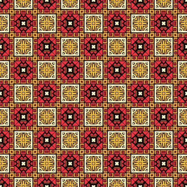 Patrón sin costuras dorado abstracto con fondo de colores