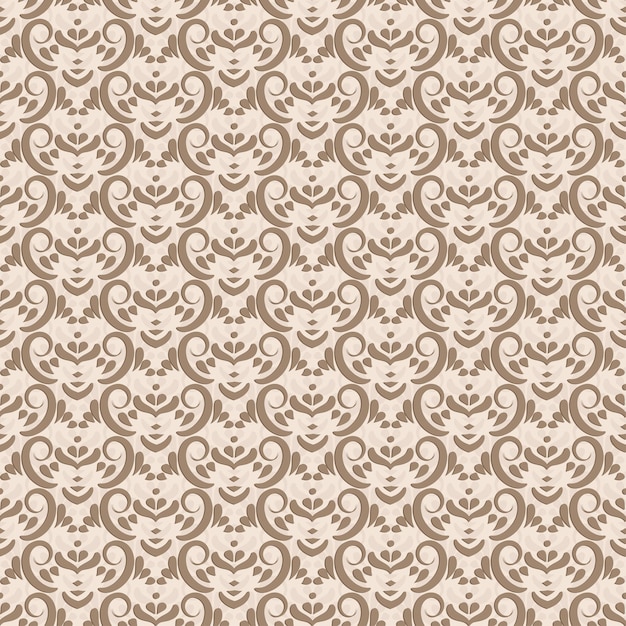 patrón sin costuras con elegantes motivos florales giratorios para el papel tapiz de tela para envolver la decoración de textiles