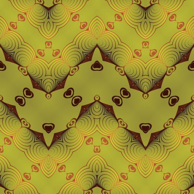 Patrón sin costuras con elementos decorativos Ilustración vectorial para su diseño
