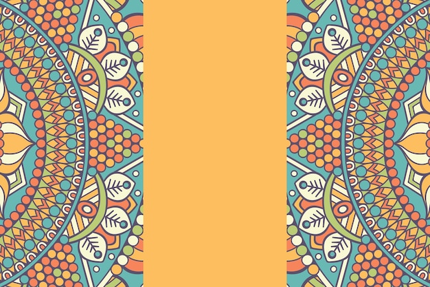 Patrón sin costuras. Elementos decorativos vintage. Fondo dibujado a mano