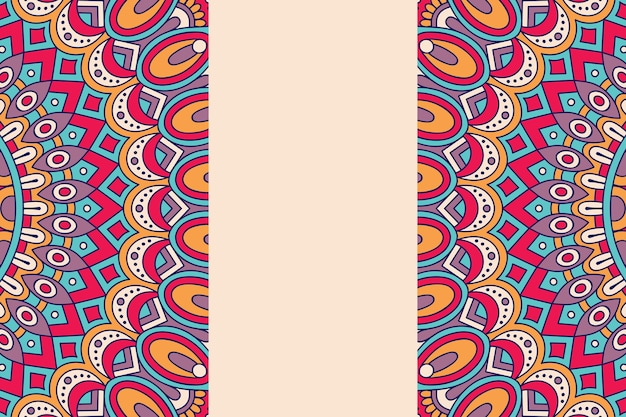 Patrón sin costuras. Elementos decorativos vintage. Fondo dibujado a mano