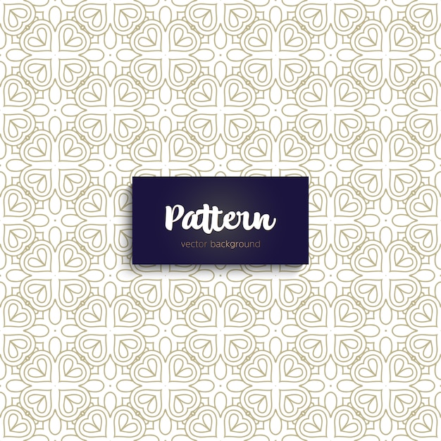 Patrón sin costuras. Elementos decorativos vintage