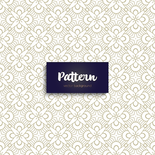 Patrón sin costuras. Elementos decorativos vintage