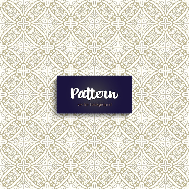 Patrón sin costuras. Elementos decorativos vintage