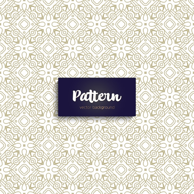 Patrón sin costuras. Elementos decorativos vintage