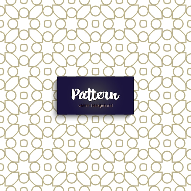 Patrón sin costuras. Elementos decorativos vintage