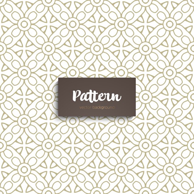 Patrón sin costuras. Elementos decorativos vintage