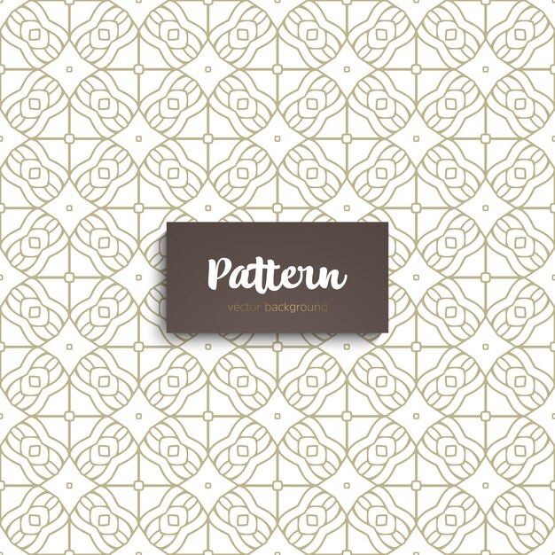 Patrón sin costuras. Elementos decorativos vintage