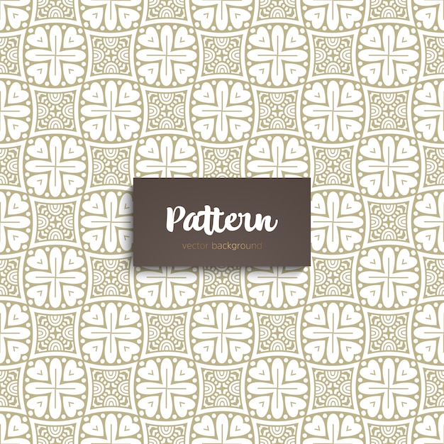Patrón sin costuras. Elementos decorativos vintage