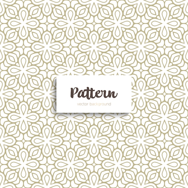 Patrón sin costuras. Elementos decorativos vintage