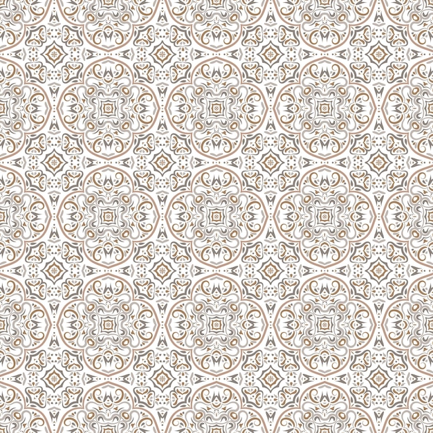 Patrón sin costuras de encaje en estilo ornamental clásico para papeles de pared, textiles, decapaje, lino, azulejos de seda