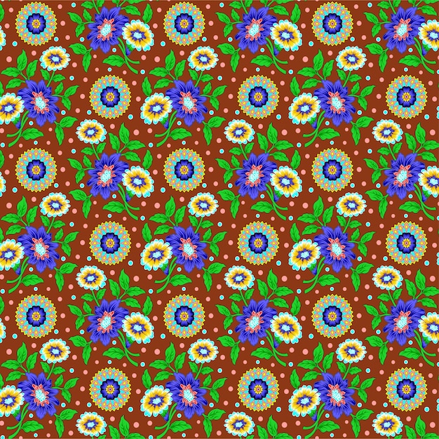 El patrón sin costuras es un diseño de impresión de fondo textil farbirc