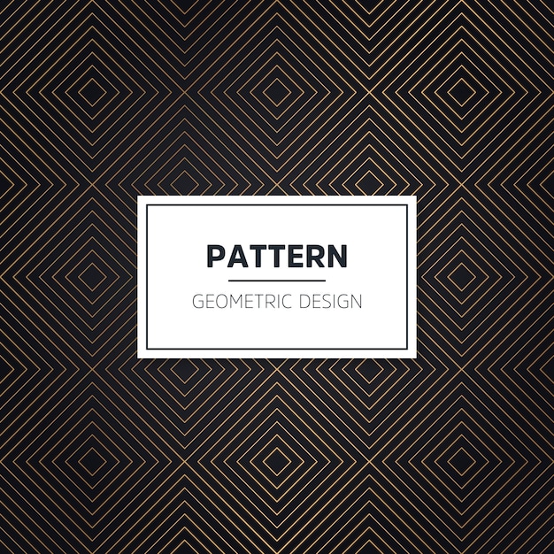 Patrón sin costuras en estilo Art Deco