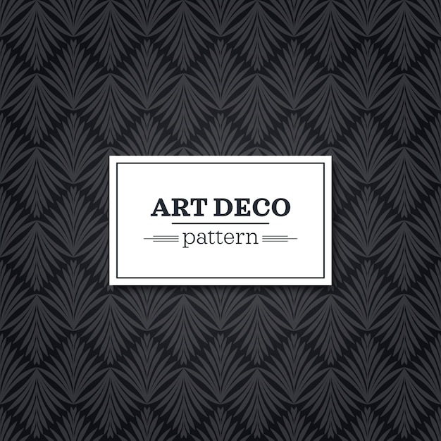 Patrón sin costuras en estilo Art Deco