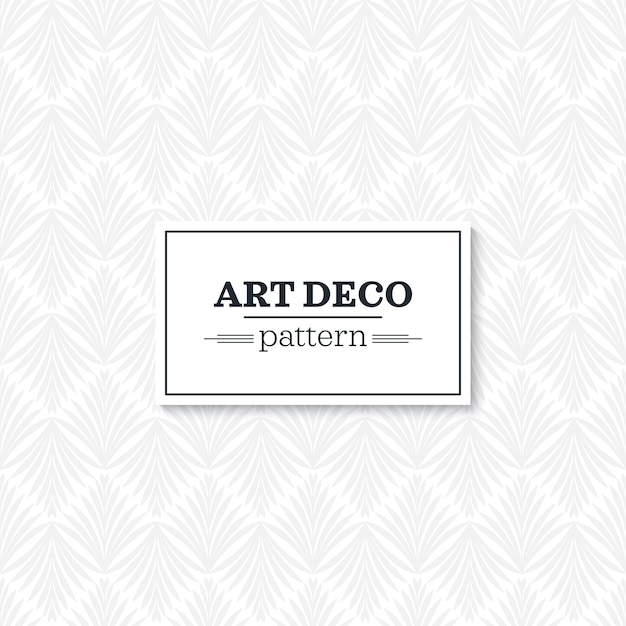 Patrón sin costuras en estilo Art Deco