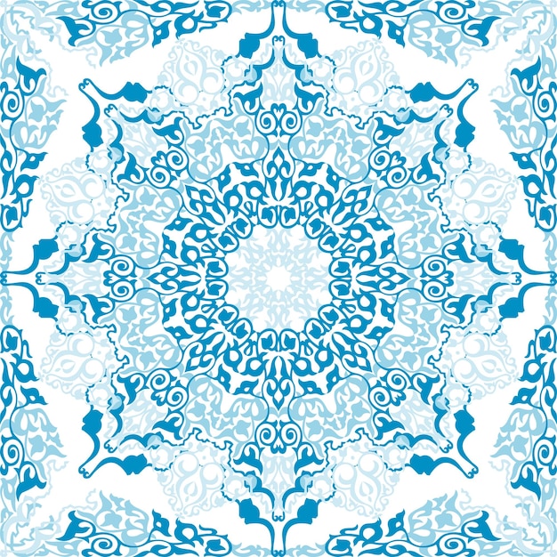 Patrón sin costuras en estilo étnico mosaico
