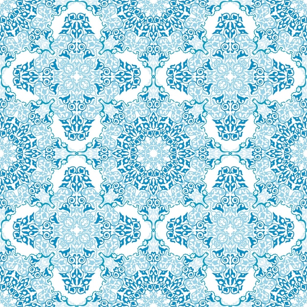 Patrón sin costuras en estilo étnico mosaico