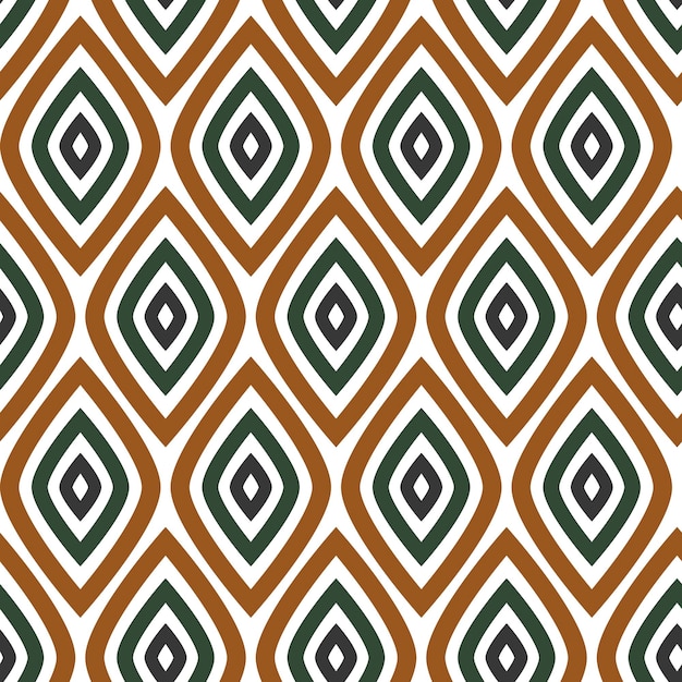 Patrón sin costuras Estilo geométrico Ornamento colorido Ilustración vectorial