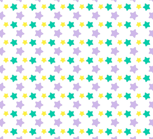 Patrón sin costuras de estrellas para el diseño infantil