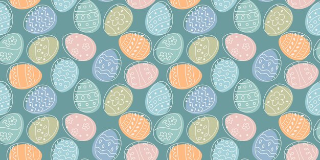 Patrón sin costuras festivo de Pascua