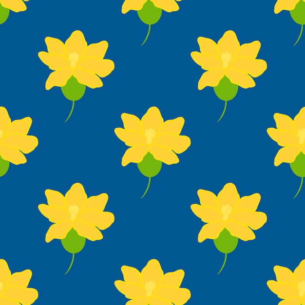 Patrón sin costuras de flor de sandía fondo de frutas y bayas de verano ilustración vectorial para diseño de tela papel de regalo ropa de bebé tarjetas textiles