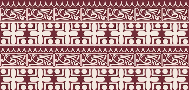 Patrón sin costuras de flor vintage Fondo boho pastel en estilo minimalista