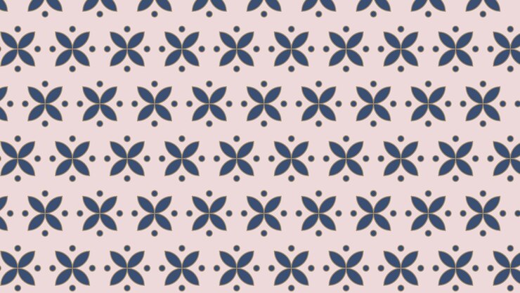 Patrón sin costuras floral azul de Delft - diseños textiles de tela - ilustración y fondo, Tapete