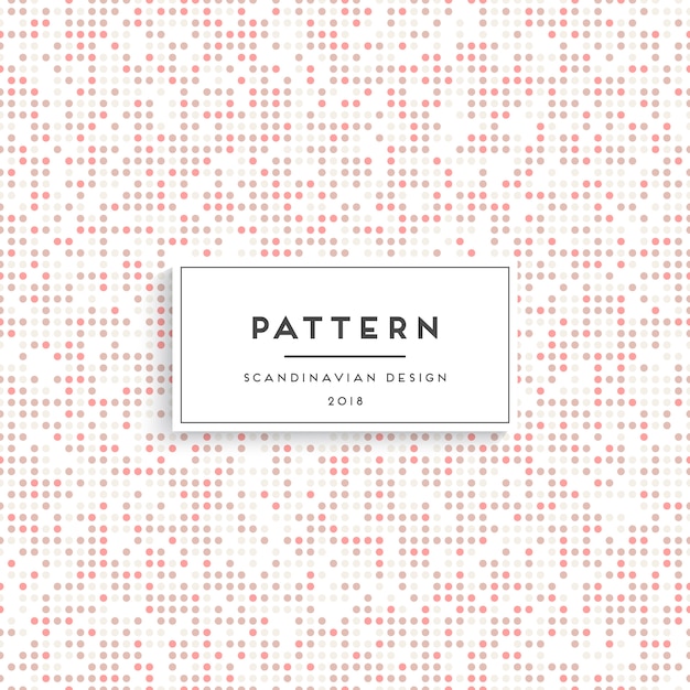 Patrón sin costuras floral escandinavo