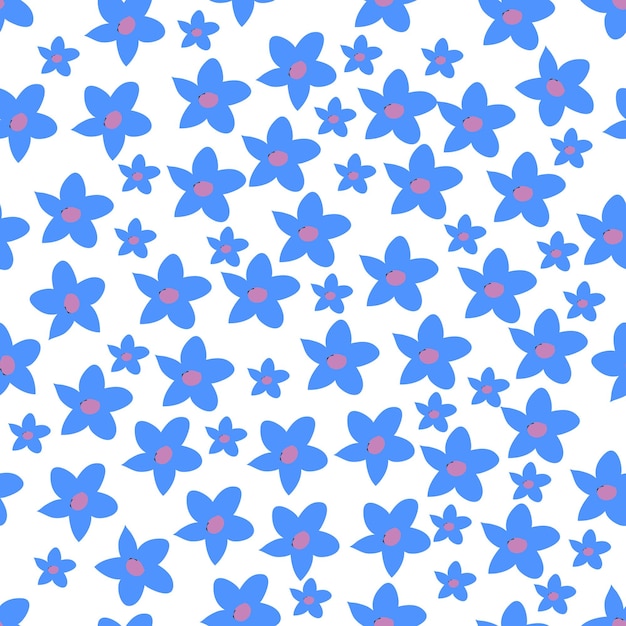 Patrón sin costuras floral Textura floral Patrón sin costuras de tela floral Patrón sin costuras vectorial