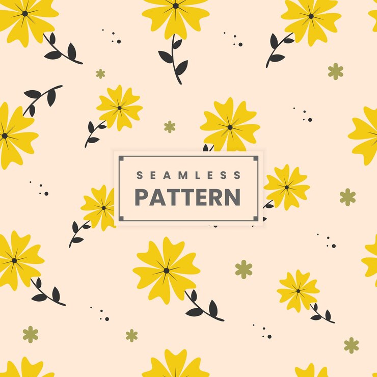 Patrón sin costuras con flores decorativas creativas para textiles e impresión