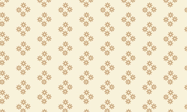 un patrón sin costuras con flores doradas en un fondo beige