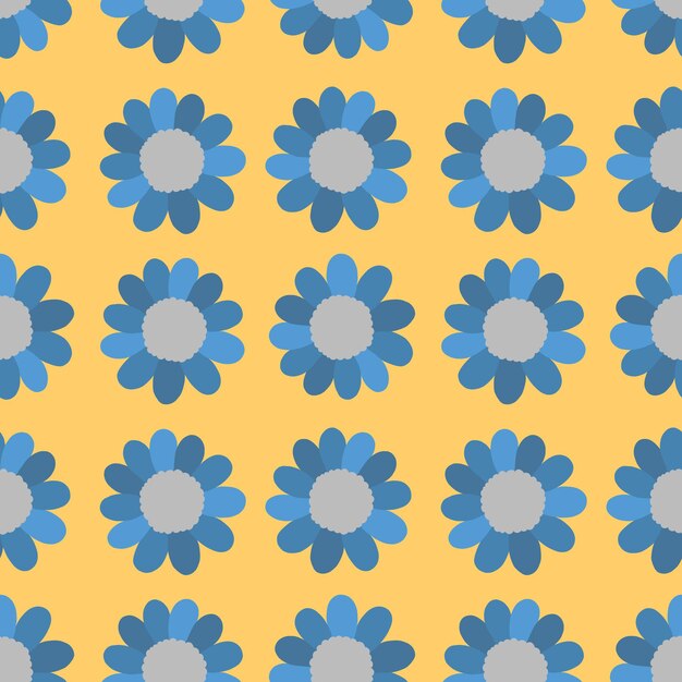 Patrón sin costuras con flores, elegante diseño floral, estampado botánico, estampado de moda