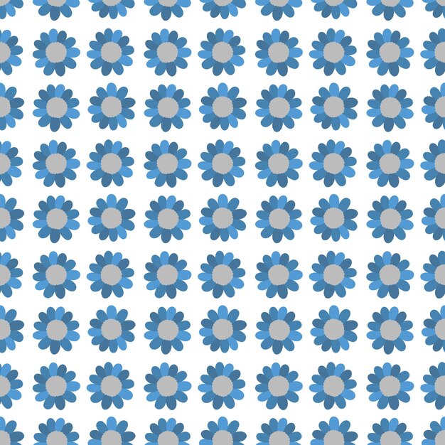 Patrón sin costuras con flores, elegante diseño floral, estampado botánico, estampado de moda