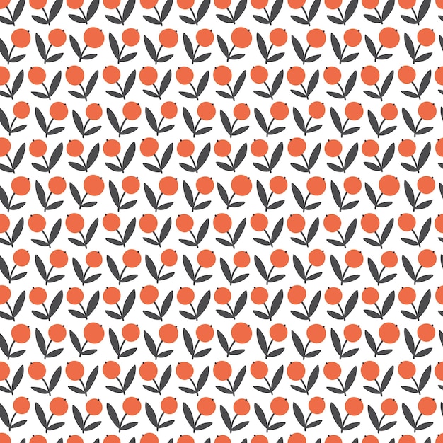 Patrón sin costuras con flores de garabato decorativas ilustración de vector de diseño de superficie textil
