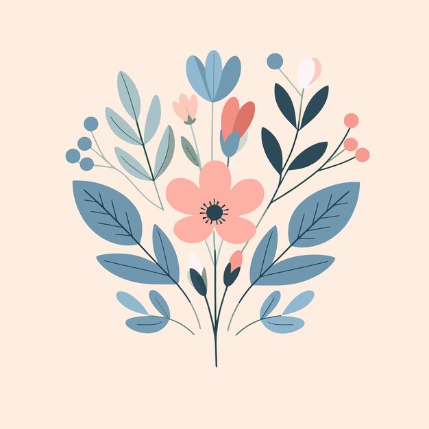 un patrón sin costuras de flores de primavera