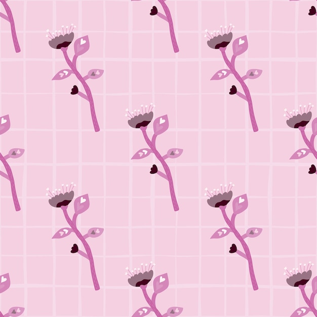 Patrón sin costuras de flores tropicales abstractas Papel tapiz floral botánico de decoración