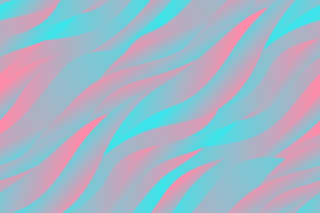 Patrón sin costuras con un flujo surrealista de rayas rosas azules Fondo abstracto con rayas degradadas Telón de fondo moderno Ilustración vectorial