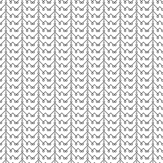 Patrón sin costuras de un fondo geométrico en blanco y negro