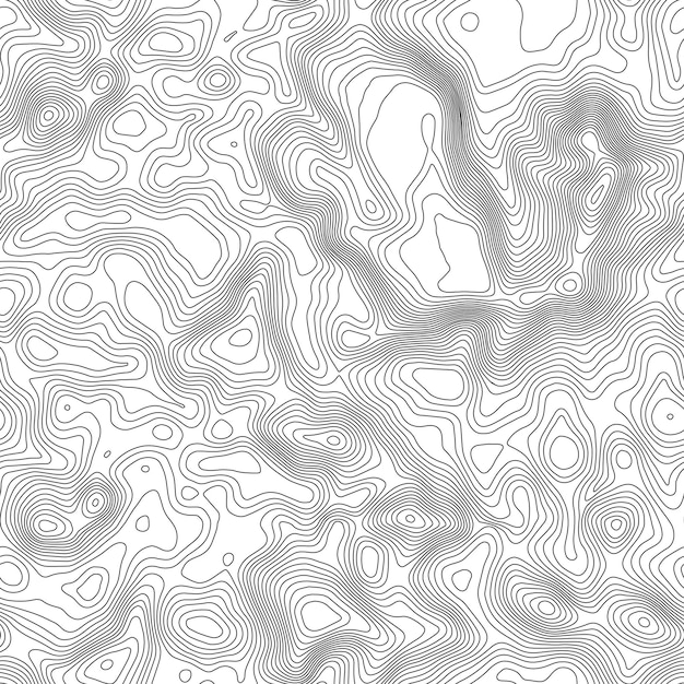 Patrón sin costuras fondo de mapa topográfico con espacio para copiar textura sin costuras línea topografía mapa contorno fondo cuadrícula geográfica ruta de senderismo de montaña sobre terreno