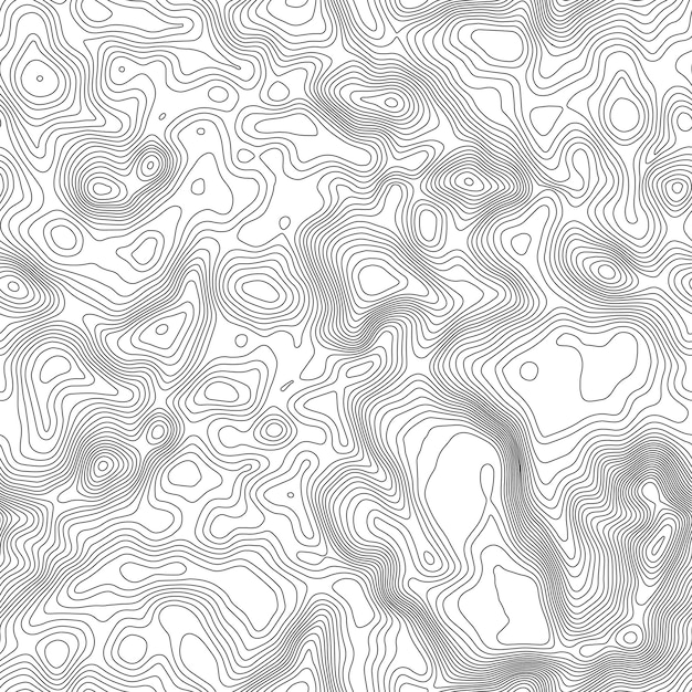 Patrón sin costuras fondo de mapa topográfico con espacio para copiar textura sin costuras línea topografía mapa contorno fondo cuadrícula geográfica ruta de senderismo de montaña sobre terreno