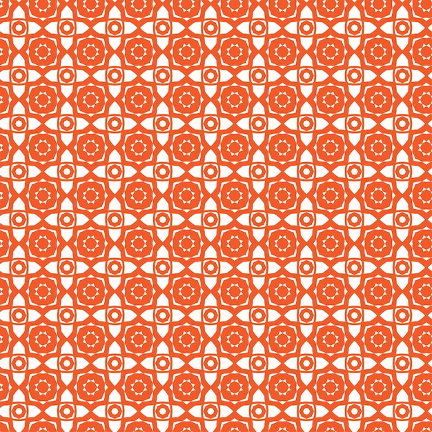 Patrón sin costuras de fondo naranja para impresión en tela