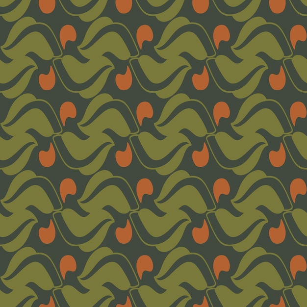 Patrón sin costuras con formas abstractas Fondo decorativo de moda en estilo minimalista