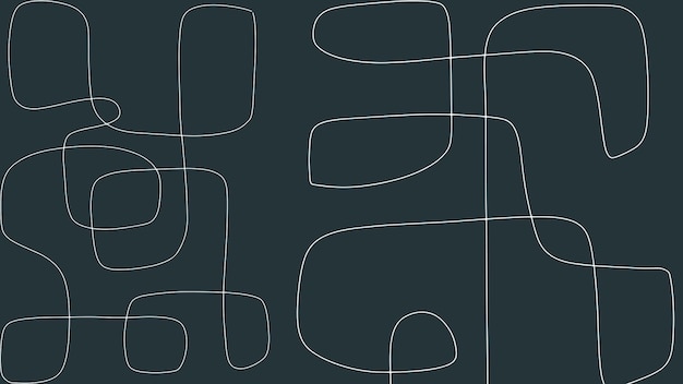 Patrón sin costuras con formas de garabato dibujadas a mano Ilustración vectorial