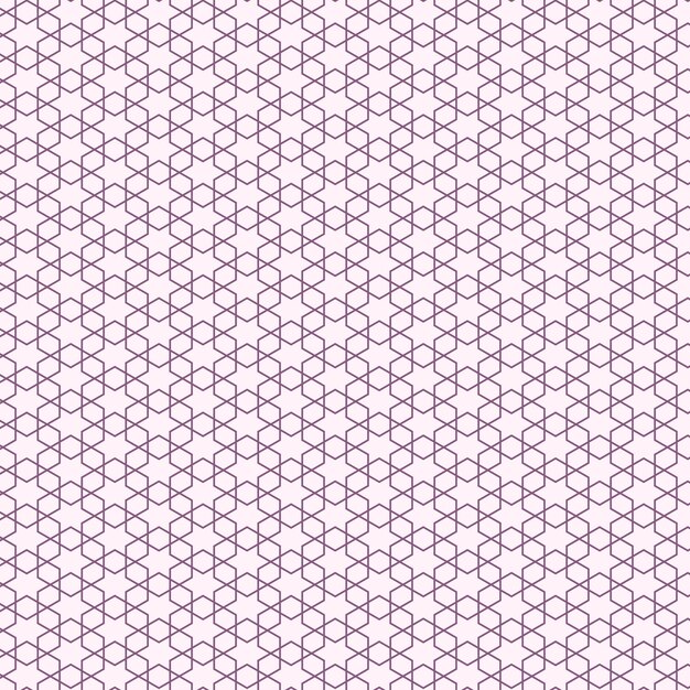 un patrón sin costuras de formas geométricas con un fondo púrpura
